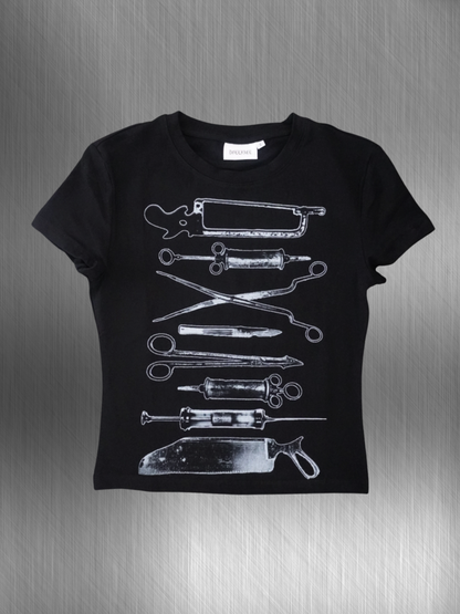Black Surgical Baby Tee