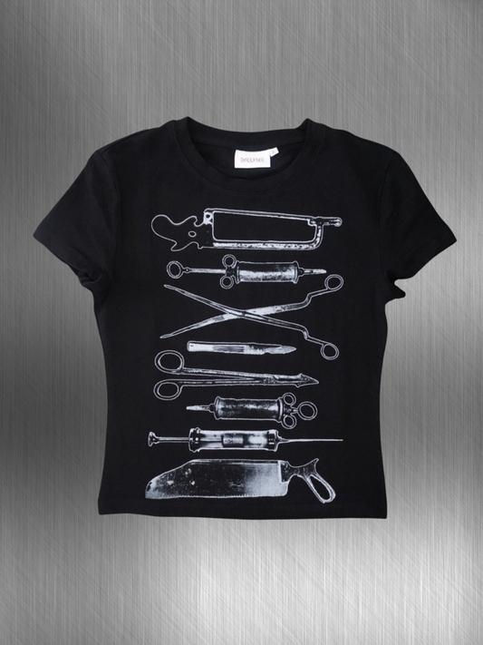 Black Surgical Baby Tee