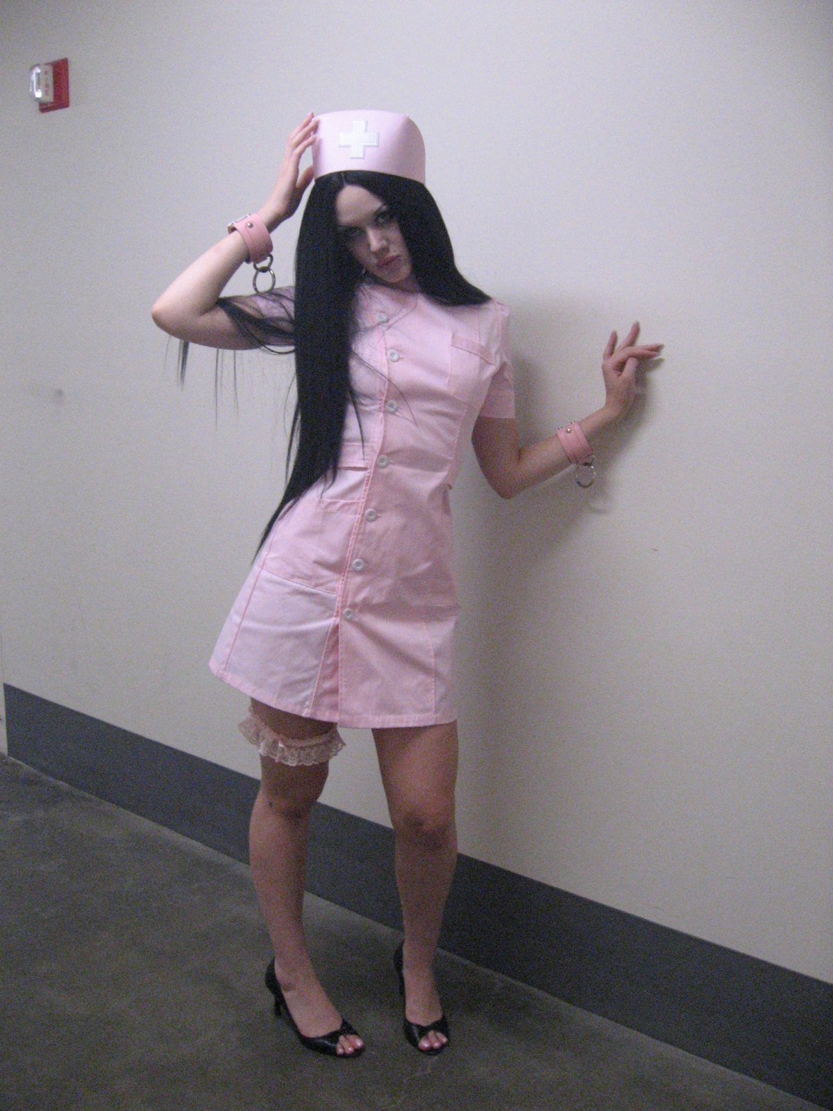 Requiem Nurse Dress in Pink