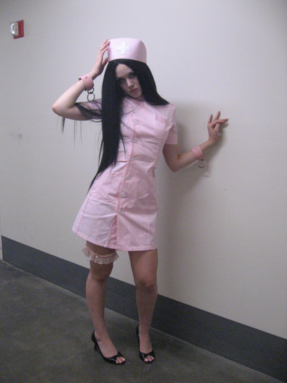 Requiem Nurse Dress in Pink