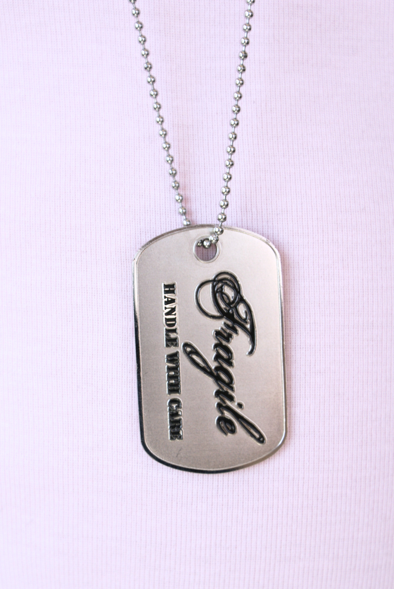 Fragile Dog Tag