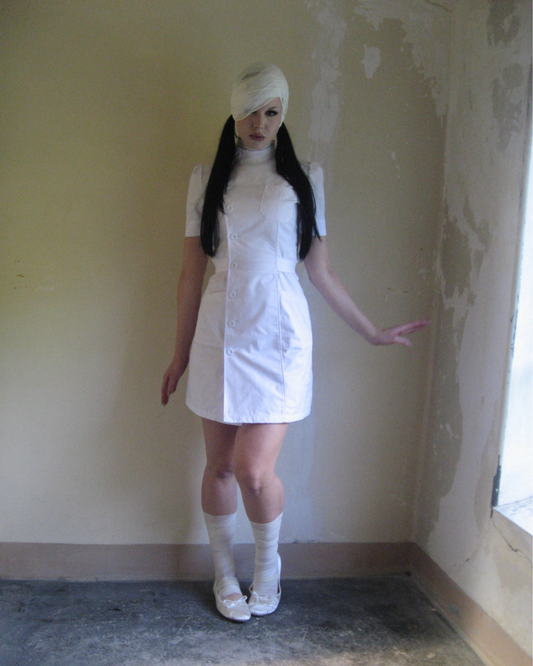Requiem Nurse Dress in White