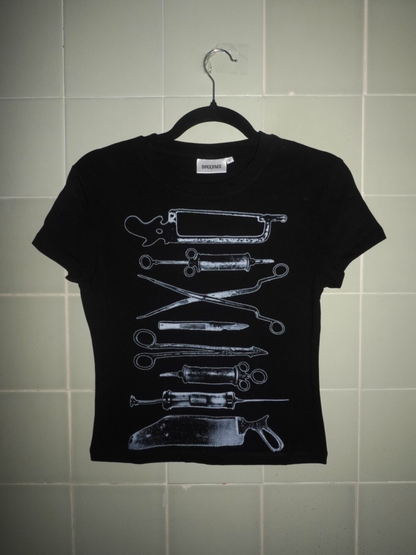 Black Surgical Baby Tee