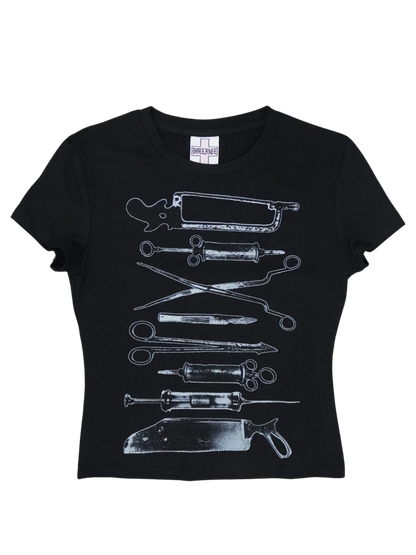Black Surgical Baby Tee
