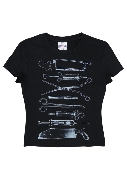 Black Surgical Baby Tee