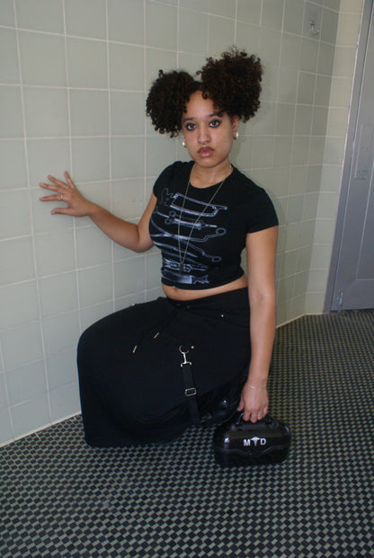 Black Surgical Baby Tee PRE-ORDER