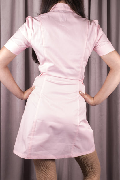 Requiem Nurse Dress in Pink