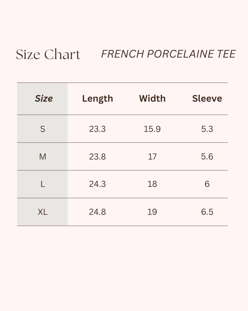 French Porcelaine Tee