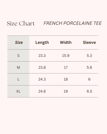French Porcelaine Tee